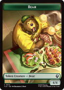 Image for Bear // Food (0020) Double-Sided Token (12 // 20) - Magic: The Gathering