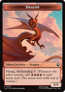 Image for Dragon // Food (0019) Double-Sided Token (9 // 19) - Magic: The Gathering