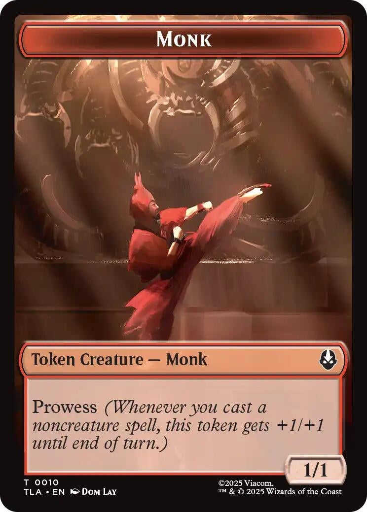 Image for Monk // Food (0021) Double-Sided Token (10 // 21) - Magic: The Gathering