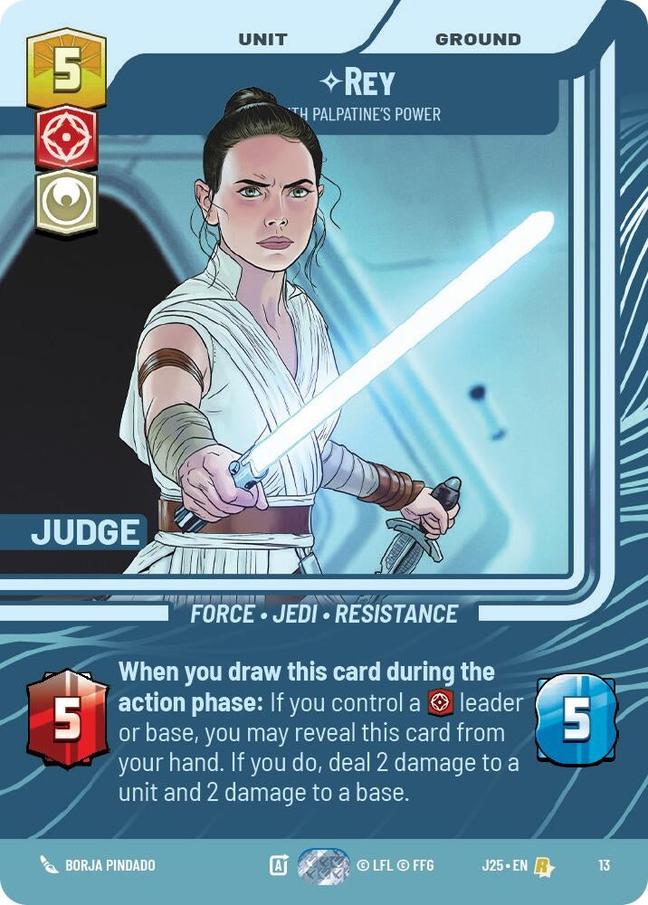 Image for Rey - With Palpatine's Power (13) - Star Wars: Unlimited