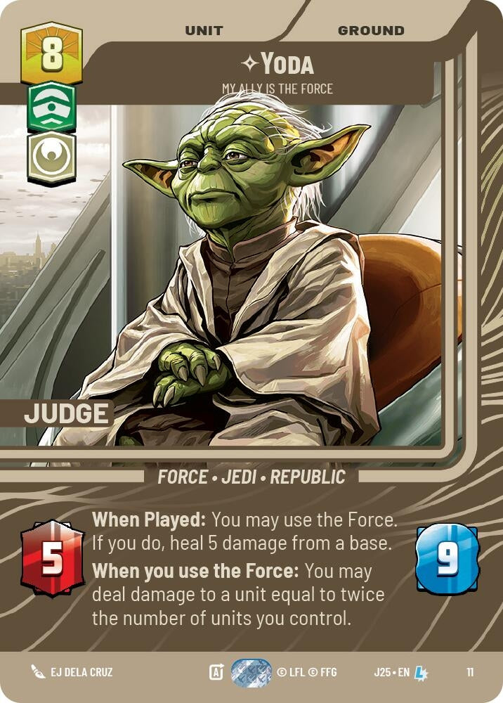 Image for Yoda - My Ally is the Force (11) - Star Wars: Unlimited