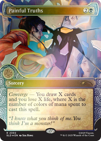 Image for Painful Truths (Rainbow Foil) (2302) (Secret Lair Drop Series) - Magic: The Gathering