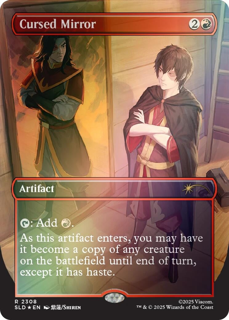 Image for Cursed Mirror (Rainbow Foil) (2308) (Secret Lair Drop Series) - Magic: The Gathering