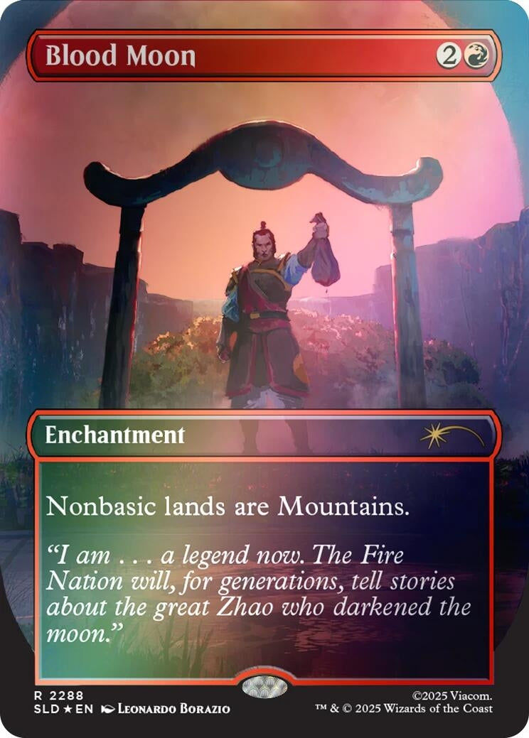Image for Blood Moon (Rainbow Foil) (2288) (Secret Lair Drop Series) - Magic: The Gathering