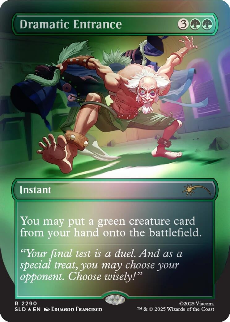Image for Dramatic Entrance (Rainbow Foil) (2290) (Secret Lair Drop Series) - Magic: The Gathering