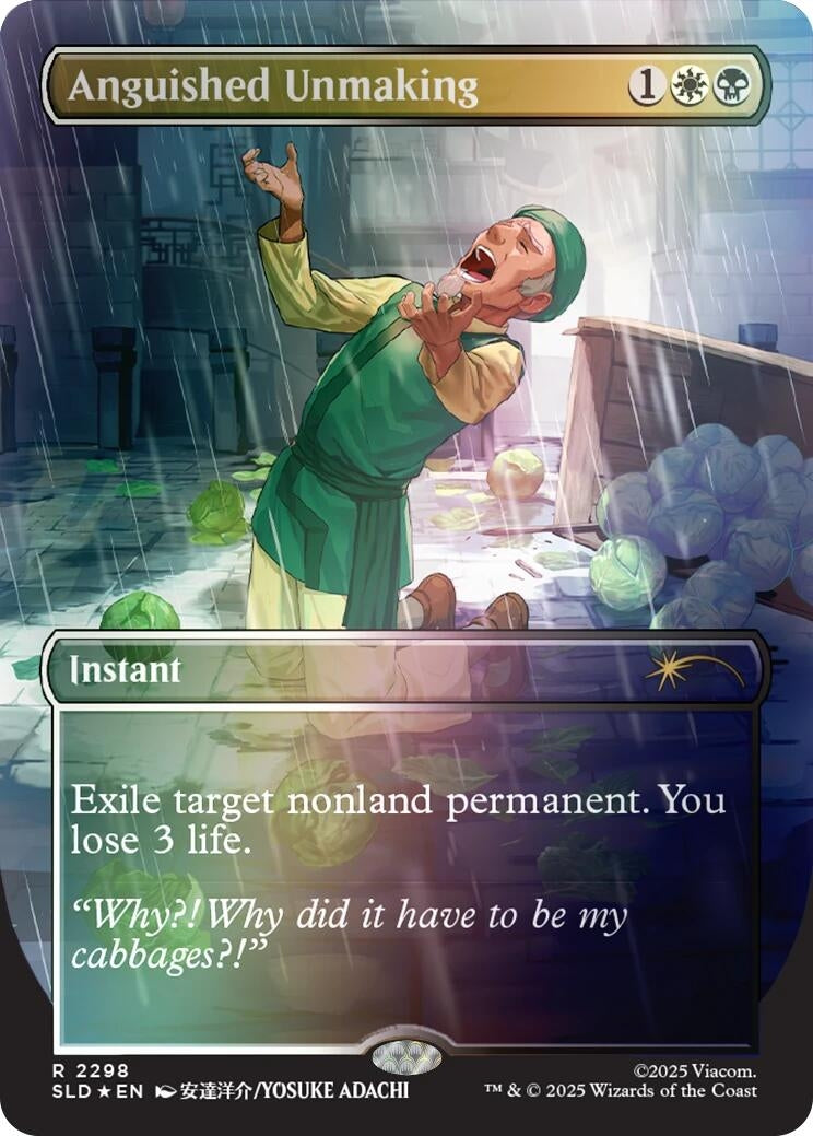 Image for Anguished Unmaking (2298) (Rainbow Foil) (2298) (Secret Lair Drop Series) - Magic: The Gathering