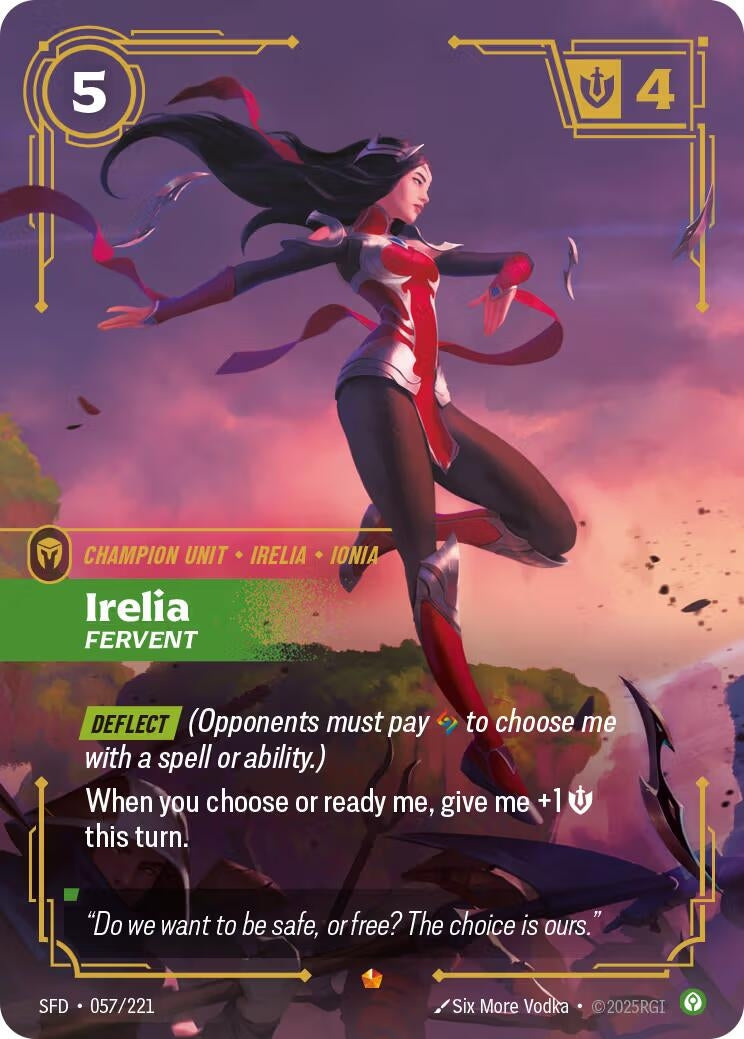 Irelia - Fervent (057/221) (Spiritforged)