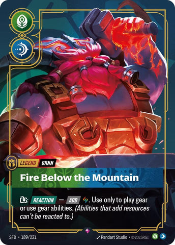 Ornn - Fire Below the Mountain (189/221) (Spiritforged)
