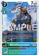 Image for WereGarurumon (BT24-050 C) (Time Stranger) (BT-24) - Digimon Card Game