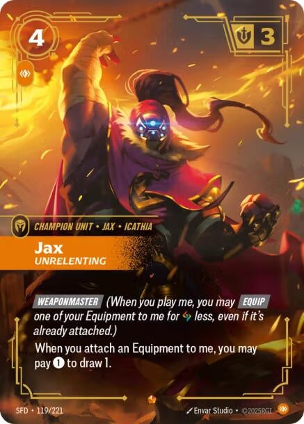 Jax - Unrelenting (119/221) (Spiritforged)