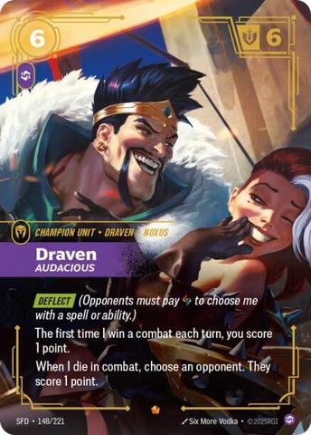 Draven - Audacious (148/221) (Spiritforged)
