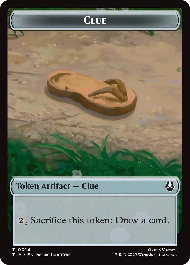 Image for Clue (0014) // Copy (0002) Double-Sided Token (14 // 2) - Magic: The Gathering