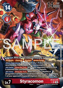 Image for Styracomon (Alternate Art) (BT24-018 SR) (Time Stranger) (BT-24) - Digimon Card Game