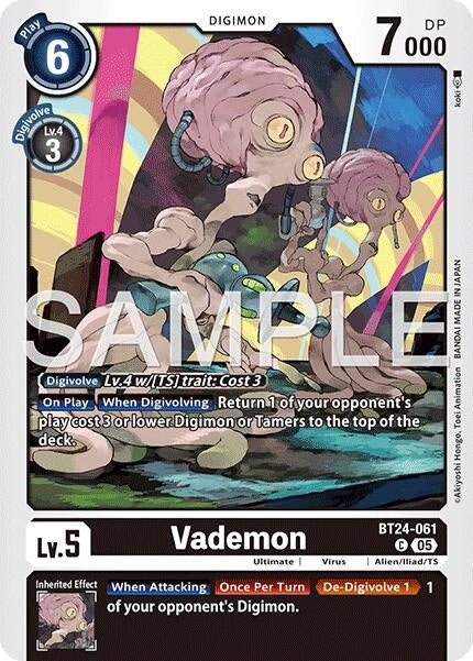 Image for Vademon (BT24-061 C) (Time Stranger) (BT-24) - Digimon Card Game