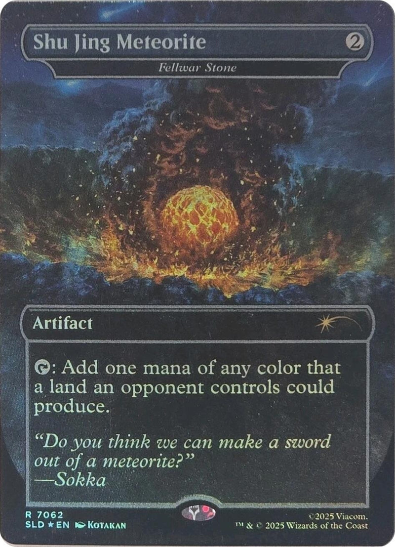Image for Shu Jing Meteorite - Fellwar Stone (Rainbow Foil) (7062) (Secret Lair Drop Series) - Magic: The Gathering