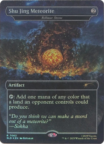 Image for Shu Jing Meteorite - Fellwar Stone (Rainbow Foil) (7062) (Secret Lair Drop Series) - Magic: The Gathering