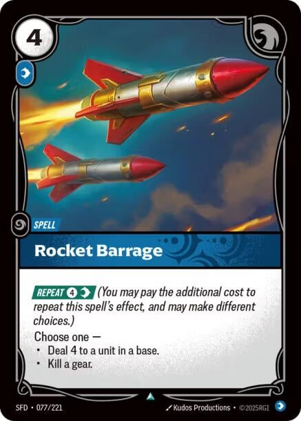 Rocket Barrage (077/221) (Spiritforged)