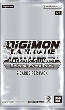 Image for Hackers' Slumber Release Event Pack - Digimon Card Game