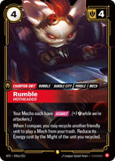 Rumble - Hotheaded (Alternate Art) (026a/221) (Spiritforged)