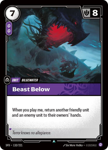 Beast Below (132/221) (Spiritforged)
