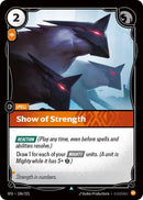 Image for Show of Strength (106/221) (Spiritforged) - Riftbound: League of Legends Trading Card Game