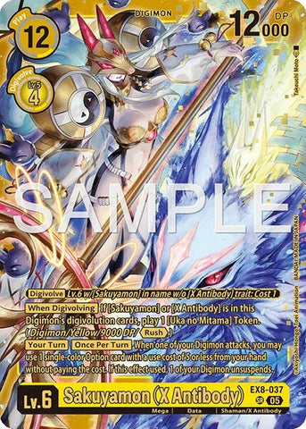 Image for Sakuyamon (X Antibody) (Alternate Art) (EX8-037 SR) - Digimon Card Game