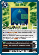 Image for Defense Plug-In F (ST22-11 U) - Digimon Card Game
