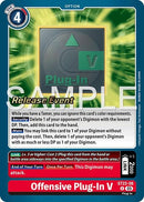 Image for Offensive Plug-In V (ST22-08 U) - Digimon Card Game