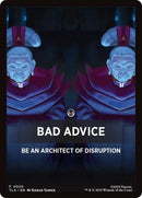 Image for Bad Advice Theme Card (20) - Magic: The Gathering