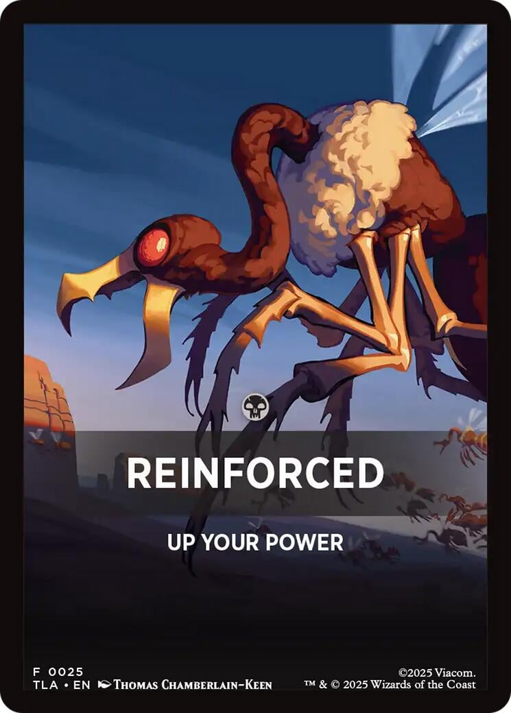 Image for Reinforced Theme Card (25) - Magic: The Gathering
