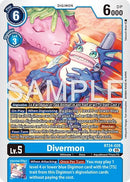 Image for Divermon (BT24-028 R) (Time Stranger) (BT-24) - Digimon Card Game