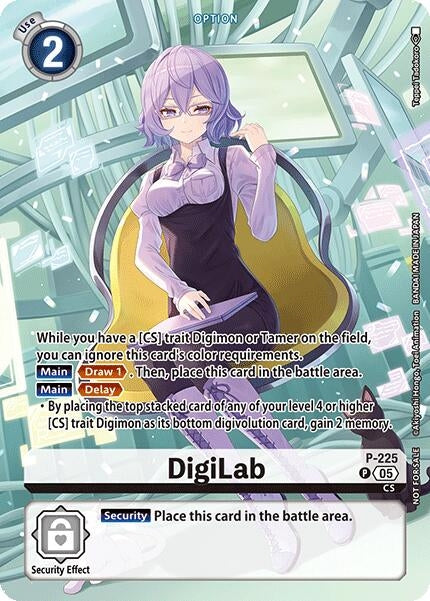Image for Digilab (Time Stranger Box Topper) (P - 225 P) (Digimon Promotion Cards) - Digimon Card Game
