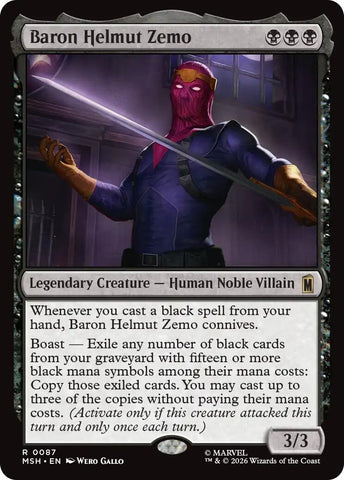 Image for Baron Helmut Zemo (87) - Magic: The Gathering