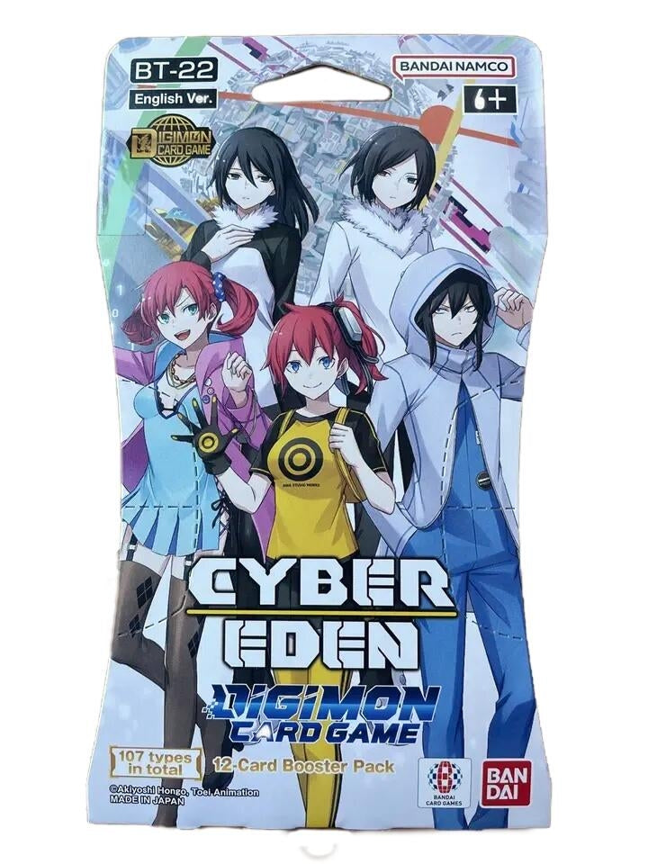 Image for Cyber Eden Sleeved Booster Pack - Digimon Card Game