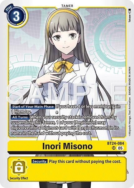 Image for Inori Misono (BT24-084 SR) (Time Stranger) (BT-24) - Digimon Card Game