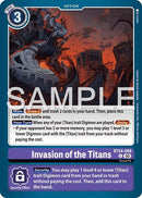Image for Invasion of the Titans (BT24-098 U) (Time Stranger) (BT-24) - Digimon Card Game