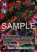 Image for Titamon + SkullBaluchimon (Alternate Art) (BT24-081 SR) (Time Stranger) (BT-24) - Digimon Card Game