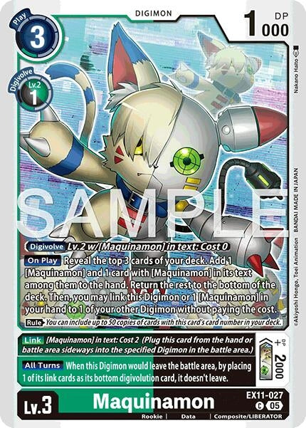 Image for Maquinamon (EX11-027 C) (Dawn of Liberator) (EX-11) - Digimon Card Game