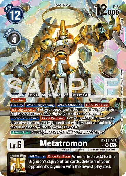 Image for Metatromon (Alternate Art) (EX11-045 SR) (Dawn of Liberator) (EX-11) - Digimon Card Game