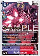 Image for Raidramon (BT24-071 R) (Time Stranger) (BT-24) - Digimon Card Game