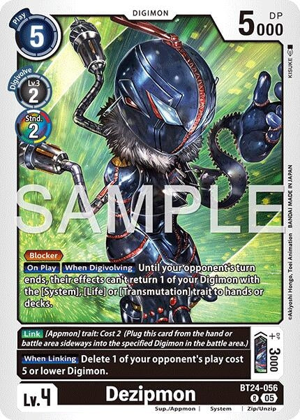 Image for Dezipmon (BT24-056 R) (Time Stranger) (BT-24) - Digimon Card Game