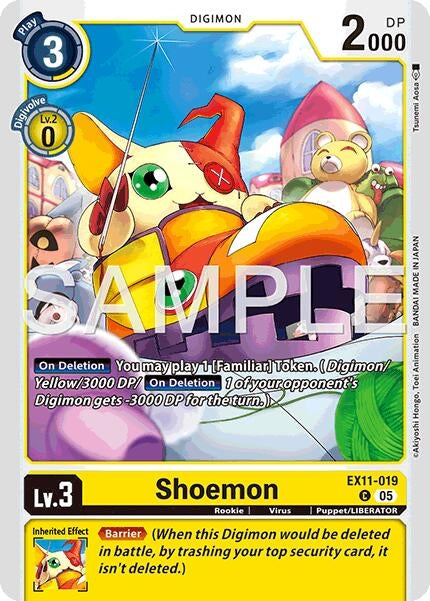 Image for Shoemon (EX11-019 C) (Dawn of Liberator) (EX-11) - Digimon Card Game