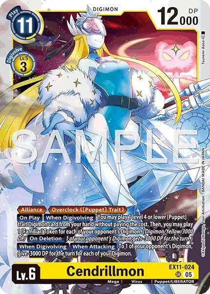 Image for Cendrillmon (EX11-024 SR) (Dawn of Liberator) (EX-11) - Digimon Card Game