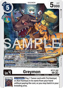 Image for Greymon - BT17-102 (Reprint) (BT17-102 SEC) (Advanced Booster Digimon Generation) (AD-01) - Digimon Card Game