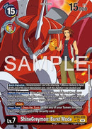 Image for ShineGreymon: Burst Mode (Alternate Art) (BT13-020 SR) (Advanced Booster Digimon Generation) (AD-01) - Digimon Card Game
