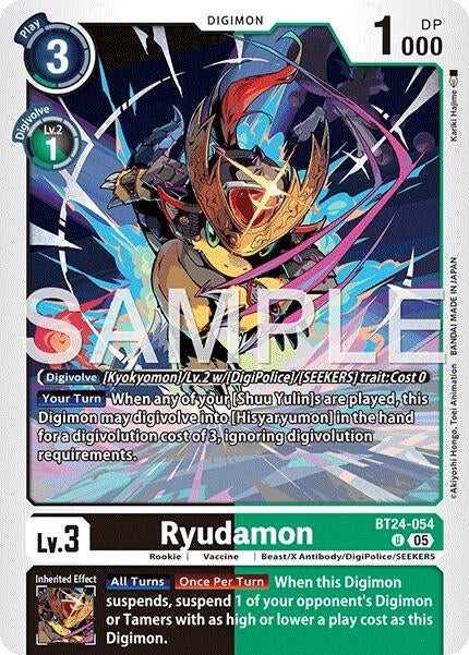 Image for Ryudamon (BT24-054 U) (Time Stranger) (BT-24) - Digimon Card Game