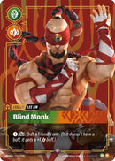 Image for Lee Sin - Blind Monk (Metal) (257/298) (Riftbound Organized Play Promotional Cards) - Riftbound: League of Legends Trading Card Game
