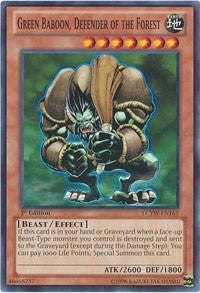 Green Baboon, Defender of the Forest [LCYW-EN165] Common