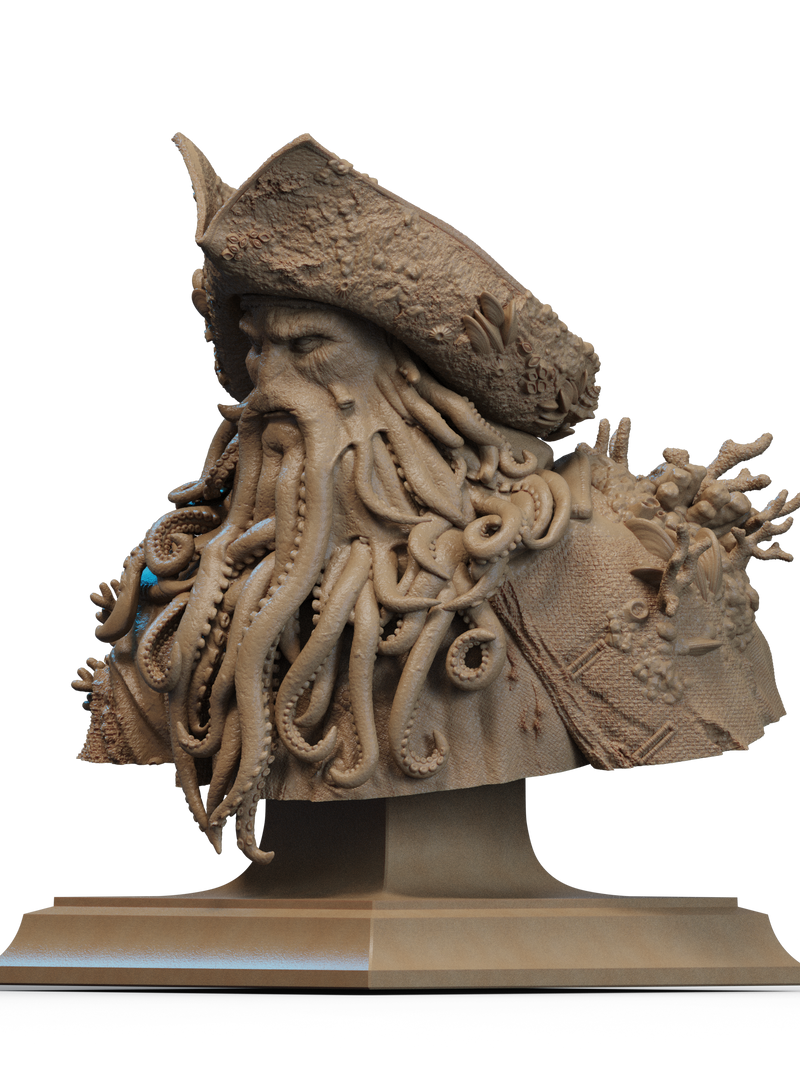 Davy Jones Resin Bust - view 2