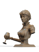 Lady Mechanika Resin Bust - view 2